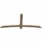 Ekena Millwork Bellingham Rough Sawn Timber Gable Bracket, Douglas Fir, 72"W x 33"H x 2"D x 4"F, 11/12 Pitch GBW072X33X0204BEL00RDF - alternate 3
